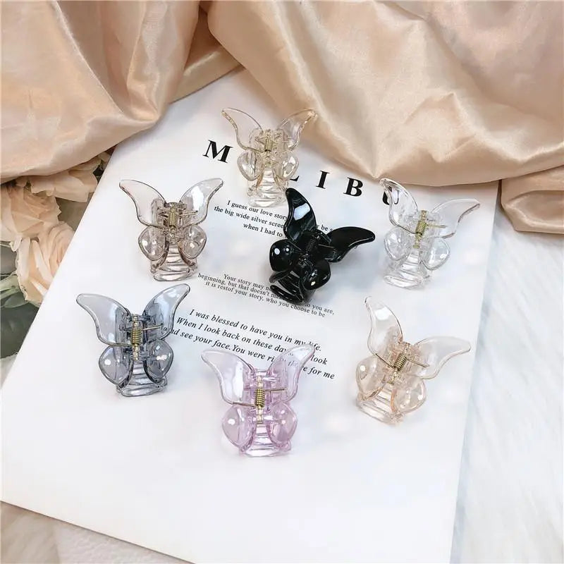 Unique Butterfly Hair Claw Clips Butterfly Jaw Clips Cute Non - Slip Jaw Clips Hair Jaw Clamps for Girls Ladies Women