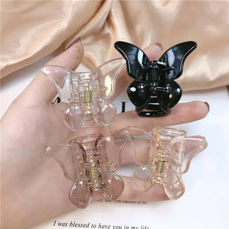 Unique Butterfly Hair Claw Clips Butterfly Jaw Clips Cute Non - Slip Jaw Clips Hair Jaw Clamps for Girls Ladies Women