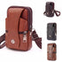 Unique Cross Body Shoulder Bag Classic Texture Creative Delicate Design PU Leather Fanny Waist Bag Elegant Mobile Phone