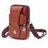 Unique Cross Body Shoulder Bag Classic Texture Creative Delicate Design PU Leather Fanny Waist Bag Elegant Mobile Phone