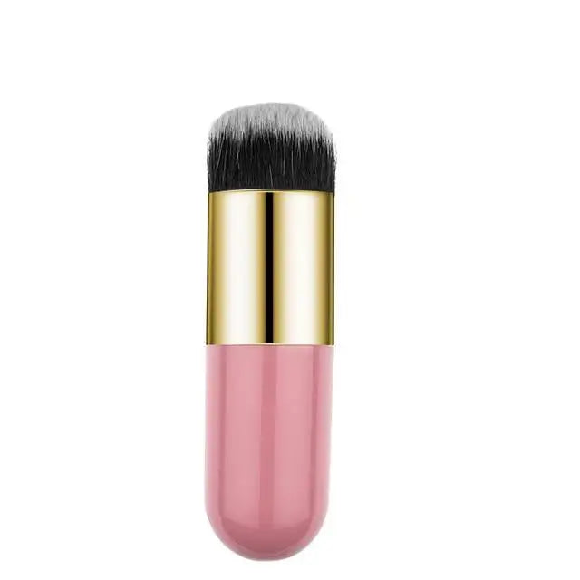 Unique Design 1pc Professional Chubby Pier Foundation Brush 5Color Makeup Brush Flat Cream Makeup Brushes Professional