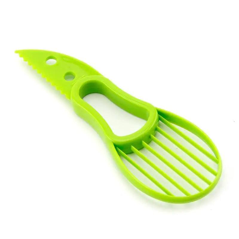 Unique Design 3 In 1 Avocado Slicer Shea Corer Butter Fruit Peeler Cutter Pulp Separator Plastic Knife Kitchen