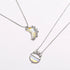 Unique Design Glowing Discoloration Moon Chain Necklace For Women And Girls Luminous Stone Pendant Necklaces