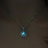 Unique Design Glowing Discoloration Moon Chain Necklace For Women And Girls Luminous Stone Pendant Necklaces