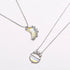 Unique Design Glowing Discoloration Moon Chain Necklace For Women And Girls Luminous Stone Pendant Necklaces