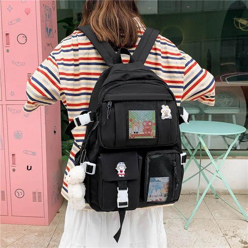 Unique Design Large Capacity With Multi - pocket Backpack For Women And Girls Waterproof College/School/Treval Bags