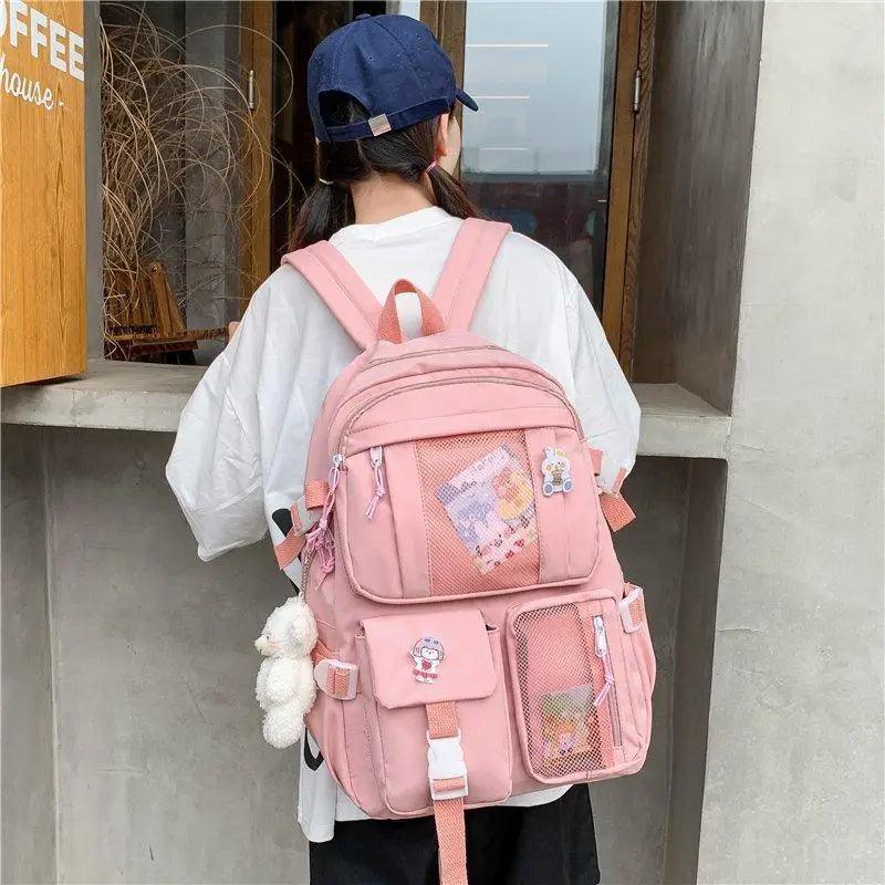 Unique Design Large Capacity With Multi - pocket Backpack For Women And Girls Waterproof College/School/Treval Bags