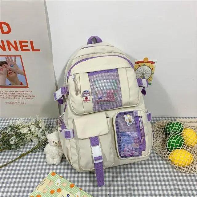 Unique Design Large Capacity With Multi - pocket Backpack For Women And Girls Waterproof College/School/Treval Bags