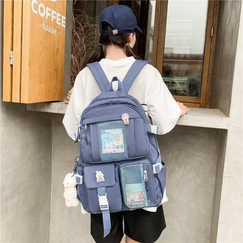 Unique Design Large Capacity With Multi - pocket Backpack For Women And Girls Waterproof College/School/Treval Bags