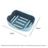 Unique Design Leaf Shape Soap Box Drain Soap Holder Box Bathroom Accessories Toilet Laundry Soap Box Bathroom Supplies