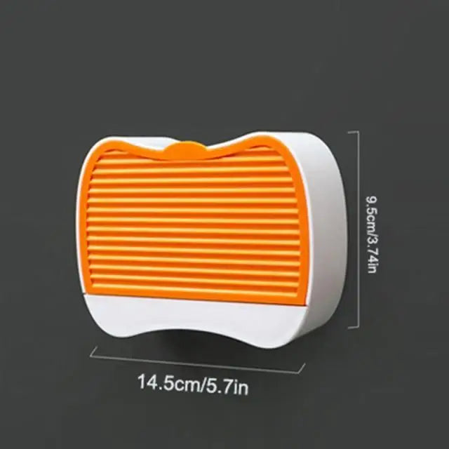 Unique Design Leaf Shape Soap Box Drain Soap Holder Box Bathroom Accessories Toilet Laundry Soap Box Bathroom Supplies