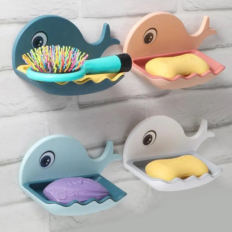 Unique Design Leaf Shape Soap Box Drain Soap Holder Box Bathroom Accessories Toilet Laundry Soap Box Bathroom Supplies