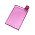 Unique Design Portable Book Paper Cup Botlte Flat Water Bottle Clear Paper Pad Water Bottle Flat Drinks Kettle Notebook