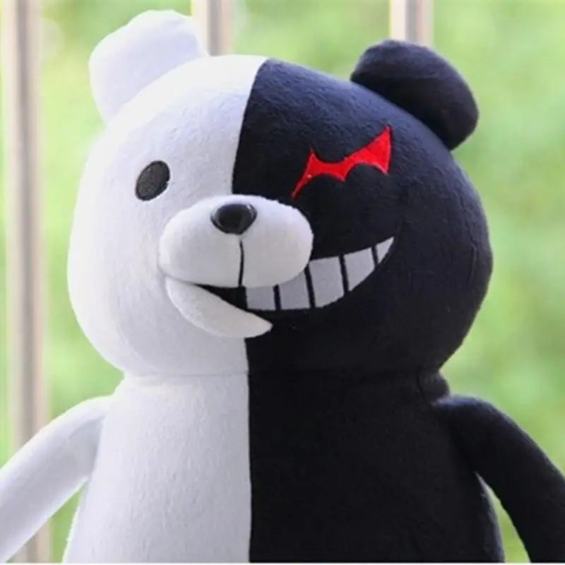 Unique Design Super Danganronpa 2 Monokuma Black & White Bear Plush Toy Soft Stuffed Animal Dolls Birthday Gift