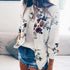 Unique Nature Design Women’s jackets Floral Printed Ladies Zipper Up Bomber Outwear Spring Long Sleeve Short Thin