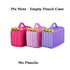 Unique Purple Cute Big 36/48/72 Holes Stationery Students Pencil Case High Quality Large Capacity Pencil Box