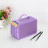 Unique Purple Cute Big 36/48/72 Holes Stationery Students Pencil Case High Quality Large Capacity Pencil Box - 4 Layer