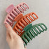 Unique Solid Large Hair Claws Stylish Big Matte Banana Claws Clamp Giant Styling Hair Claw Clamps Accessories For Women