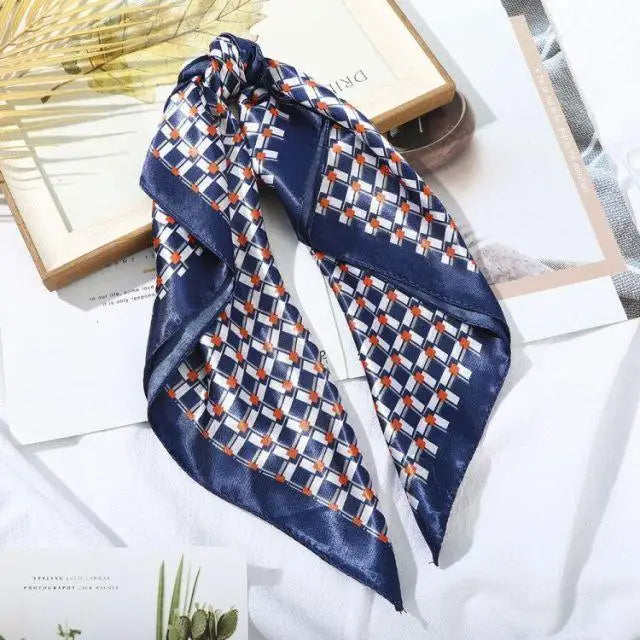 Unique Style Square Silk Scarf Women Headband Fashionable Print Neck Scarfs Office Hair Band Hand For Female Bandana - ALLURELATION - 577, Bandana, best selling headband, Best selling scarf, easy to use headcover, elegant scarf, Fashionable Print Neck Scarfs, Female Bandana, gift for girls, Girls bow, hair band, hot sale Bandana, luxury scarf, matching scarf, Office Hair Band, party wear scarf, Silk Scarf Women Headband, Square Silk Scarf, Stylish scarf, Women Headband, women headbands - Stevvex.com