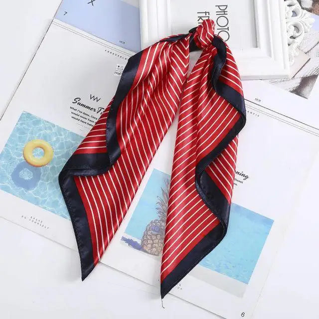 Unique Style Square Silk Scarf Women Headband Fashionable Print Neck Scarfs Office Hair Band Hand For Female Bandana - ALLURELATION - 577, Bandana, best selling headband, Best selling scarf, easy to use headcover, elegant scarf, Fashionable Print Neck Scarfs, Female Bandana, gift for girls, Girls bow, hair band, hot sale Bandana, luxury scarf, matching scarf, Office Hair Band, party wear scarf, Silk Scarf Women Headband, Square Silk Scarf, Stylish scarf, Women Headband, women headbands - Stevvex.com