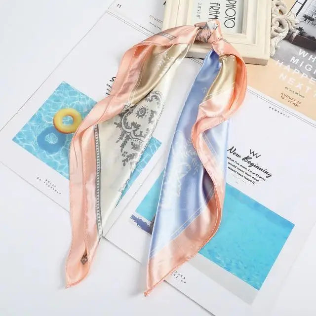 Unique Style Square Silk Scarf Women Headband Fashionable Print Neck Scarfs Office Hair Band Hand For Female Bandana - ALLURELATION - 577, Bandana, best selling headband, Best selling scarf, easy to use headcover, elegant scarf, Fashionable Print Neck Scarfs, Female Bandana, gift for girls, Girls bow, hair band, hot sale Bandana, luxury scarf, matching scarf, Office Hair Band, party wear scarf, Silk Scarf Women Headband, Square Silk Scarf, Stylish scarf, Women Headband, women headbands - Stevvex.com