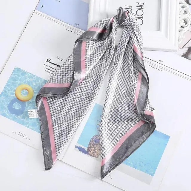 Unique Style Square Silk Scarf Women Headband Fashionable Print Neck Scarfs Office Hair Band Hand For Female Bandana - ALLURELATION - 577, Bandana, best selling headband, Best selling scarf, easy to use headcover, elegant scarf, Fashionable Print Neck Scarfs, Female Bandana, gift for girls, Girls bow, hair band, hot sale Bandana, luxury scarf, matching scarf, Office Hair Band, party wear scarf, Silk Scarf Women Headband, Square Silk Scarf, Stylish scarf, Women Headband, women headbands - Stevvex.com