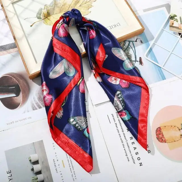 Unique Style Square Silk Scarf Women Headband Fashionable Print Neck Scarfs Office Hair Band Hand For Female Bandana - ALLURELATION - 577, Bandana, best selling headband, Best selling scarf, easy to use headcover, elegant scarf, Fashionable Print Neck Scarfs, Female Bandana, gift for girls, Girls bow, hair band, hot sale Bandana, luxury scarf, matching scarf, Office Hair Band, party wear scarf, Silk Scarf Women Headband, Square Silk Scarf, Stylish scarf, Women Headband, women headbands - Stevvex.com