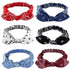 Unique Style Women’s Soft Solid Print Headbands Vintage Cross Knot Elastic Hairbands Bandanas Girls Hair Bands Hair