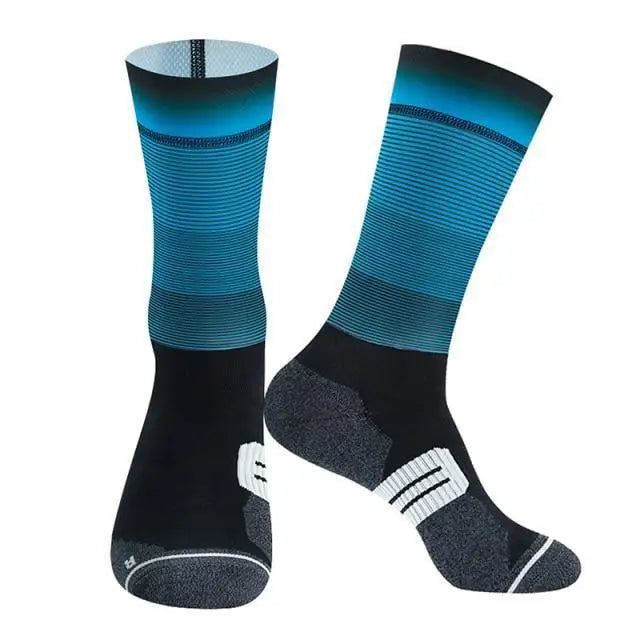 Unisex Anti Slip Socks Professional Bike Street Sports Socks Cycling Socks For Men And Women Breathable Socks 37 - 44