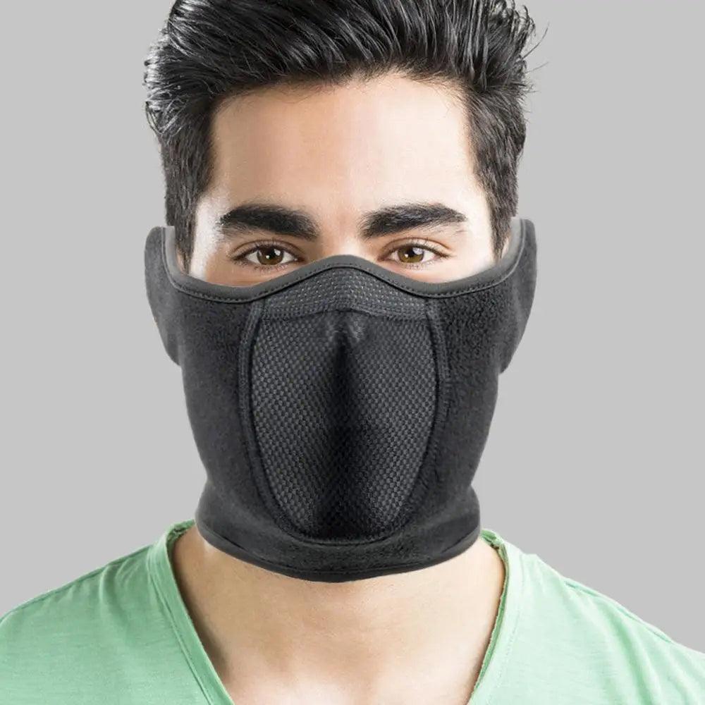 Unisex Breathable Black Half Ski Windproof Sport Mask Face Cover Ear Warmer For Winter Weather Men Running Thermal Masks Scarf Snowboard Ski Mask Neck Warmer - STEVVEX Fashion - 706, black mask, breathable mask, ear warmer, ear warmer mask, face cover, face mask, half ski mask, mask, Masks Scarf, Neck Warmer, running mask, Ski Mask, Snowboard Ski Mask, sport mask, Thermal Masks, Thermal Masks Scarf, Thermal Scarf, windproof mask, winter mask - Stevvex.com