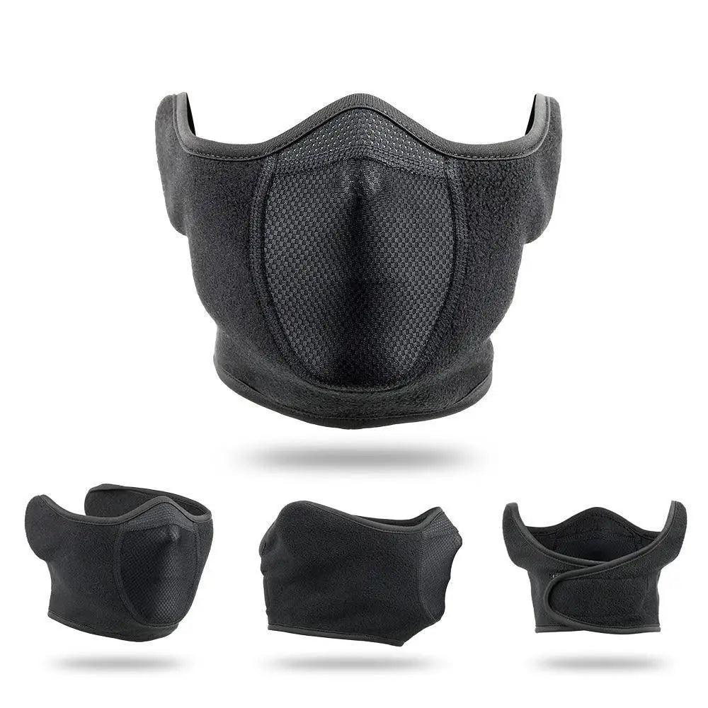 Unisex Breathable Black Half Ski Windproof Sport Mask Face Cover Ear Warmer For Winter Weather Men Running Thermal Masks Scarf Snowboard Ski Mask Neck Warmer - STEVVEX Fashion - 706, black mask, breathable mask, ear warmer, ear warmer mask, face cover, face mask, half ski mask, mask, Masks Scarf, Neck Warmer, running mask, Ski Mask, Snowboard Ski Mask, sport mask, Thermal Masks, Thermal Masks Scarf, Thermal Scarf, windproof mask, winter mask - Stevvex.com