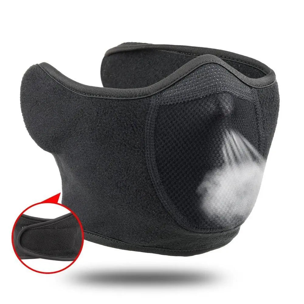 Unisex Breathable Black Half Ski Windproof Sport Mask Face Cover Ear Warmer For Winter Weather Men Running Thermal Masks Scarf Snowboard Ski Mask Neck Warmer - STEVVEX Fashion - 706, black mask, breathable mask, ear warmer, ear warmer mask, face cover, face mask, half ski mask, mask, Masks Scarf, Neck Warmer, running mask, Ski Mask, Snowboard Ski Mask, sport mask, Thermal Masks, Thermal Masks Scarf, Thermal Scarf, windproof mask, winter mask - Stevvex.com