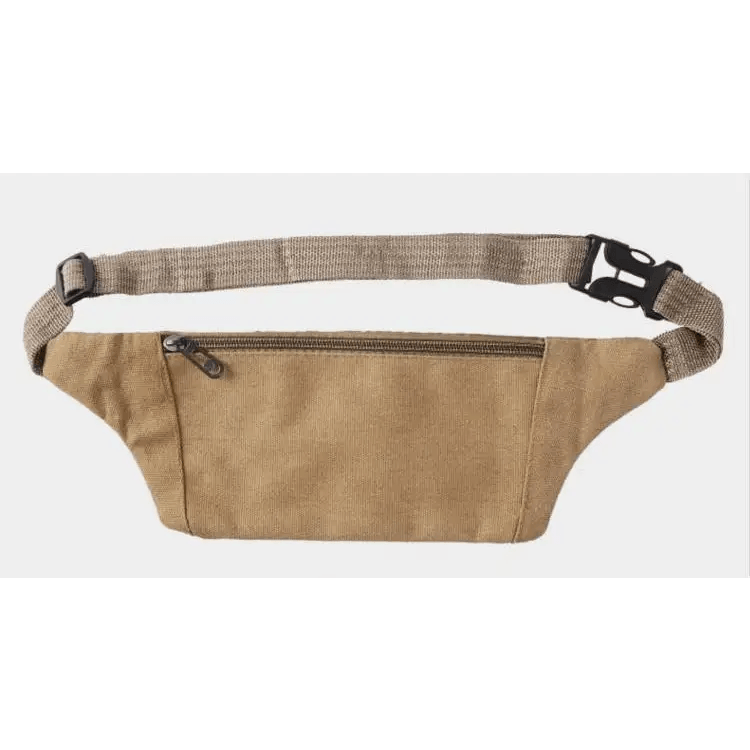 Unisex Casual Canvas Waist Bag Functional Comfortable Waist Bag Classic Waterproof Cross Body Traveling Bag