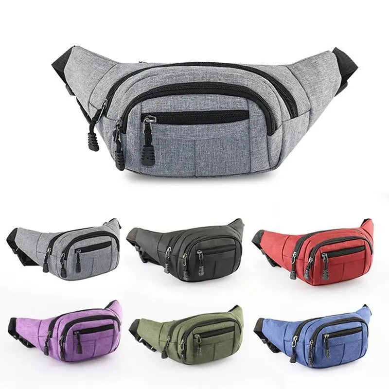 Unisex Casual Chest Belt Simple Waist Bag Adjustable Fanny Pack Pouch Outdoors Traveling Bag - STIL0987ERTVB