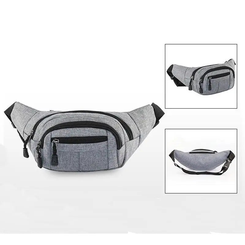 Unisex Casual Chest Belt Simple Waist Bag Adjustable Fanny Pack Pouch Outdoors Traveling Bag - STIL0987ERTVB