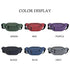 Unisex Casual Crossbody Women Waist Bag Retro Design Large Capacity Canvas Travel Adjustable Phone Bag Fanny Hip Bags