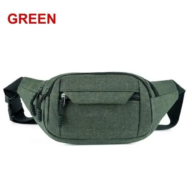 Unisex Casual Crossbody Women Waist Bag Retro Design Large Capacity Canvas Travel Adjustable Phone Bag Fanny Hip Bags