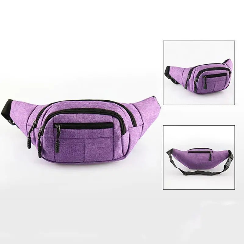 Unisex Classic Design Sports Fanny Pack Stylish Waist Bag Large Capacity Outdoor Travel Waist Bag - STEVVEX Fashion - 703, casual fanny bag, casual fanny belt, chest bag, classic chest bag, classic design waist bag, classic fanny bag, cross body bag, fanny bag, fanny bags, fanny pack, fanny packs, fashion fanny bag, retro fanny bag, retro waist bag, shoulder fanny bag, stylish fanny bag, travel bag, unique chest bag, unique fanny bag, unisex fanny bag, unisex waist bag, waist bag, waist bags - Stevvex.com