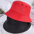 Unisex Double-faced Bucket Hat Colorful Sunscreen Women One Size Hat Outdoor Activities Modern Men Hats - STEVVEX Fashion - 706, black hats, brown hats, bucket hat, colorful hats, double faced hat, fishermen hats, hat, hats, men hats, sunscreen women hat, unisex hats, women hats - Stevvex.com