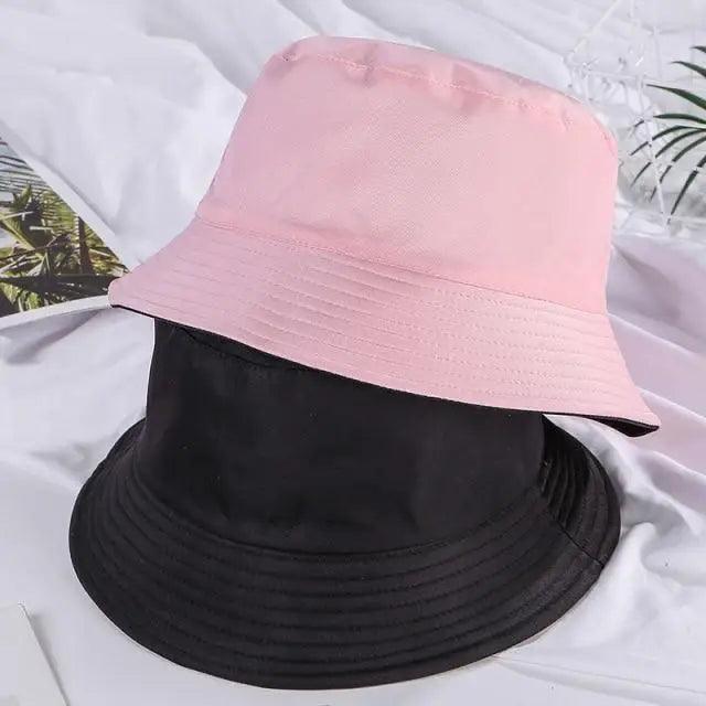 Unisex Double-faced Bucket Hat Colorful Sunscreen Women One Size Hat Outdoor Activities Modern Men Hats - STEVVEX Fashion - 706, black hats, brown hats, bucket hat, colorful hats, double faced hat, fishermen hats, hat, hats, men hats, sunscreen women hat, unisex hats, women hats - Stevvex.com