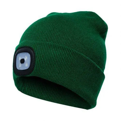 Unisex Fashion LED Light Knitted Hat For Men Women Trendy Elastic Beanie Cap Headlamp Winter Knit Lighted Headlight Headlamp Cap - STEVVEX Fashion - 706, adjustable beanies, adjustable caps, autumn caps, autumn hats, beanies, caps, comfortable bath floor mat, comfortable caps, cycling caps, elastic caps, hats, hiking caps, knitted caps, LED beanies, LED caps, LED hats, soft beanies, soft caps, winter beanies, winter caps, winter hats - Stevvex.com