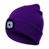 Unisex Fashion LED Light Knitted Hat For Men Women Trendy Elastic Beanie Cap Headlamp Winter Knit Lighted Headlight Headlamp Cap - STEVVEX Fashion - 706, adjustable beanies, adjustable caps, autumn caps, autumn hats, beanies, caps, comfortable bath floor mat, comfortable caps, cycling caps, elastic caps, hats, hiking caps, knitted caps, LED beanies, LED caps, LED hats, soft beanies, soft caps, winter beanies, winter caps, winter hats - Stevvex.com