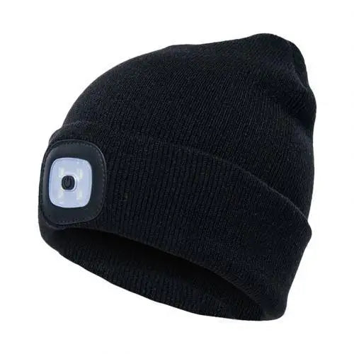 Unisex Fashion LED Light Knitted Hat For Men Women Trendy Elastic Beanie Cap Headlamp Winter Knit Lighted Headlight Headlamp Cap - STEVVEX Fashion - 706, adjustable beanies, adjustable caps, autumn caps, autumn hats, beanies, caps, comfortable bath floor mat, comfortable caps, cycling caps, elastic caps, hats, hiking caps, knitted caps, LED beanies, LED caps, LED hats, soft beanies, soft caps, winter beanies, winter caps, winter hats - Stevvex.com