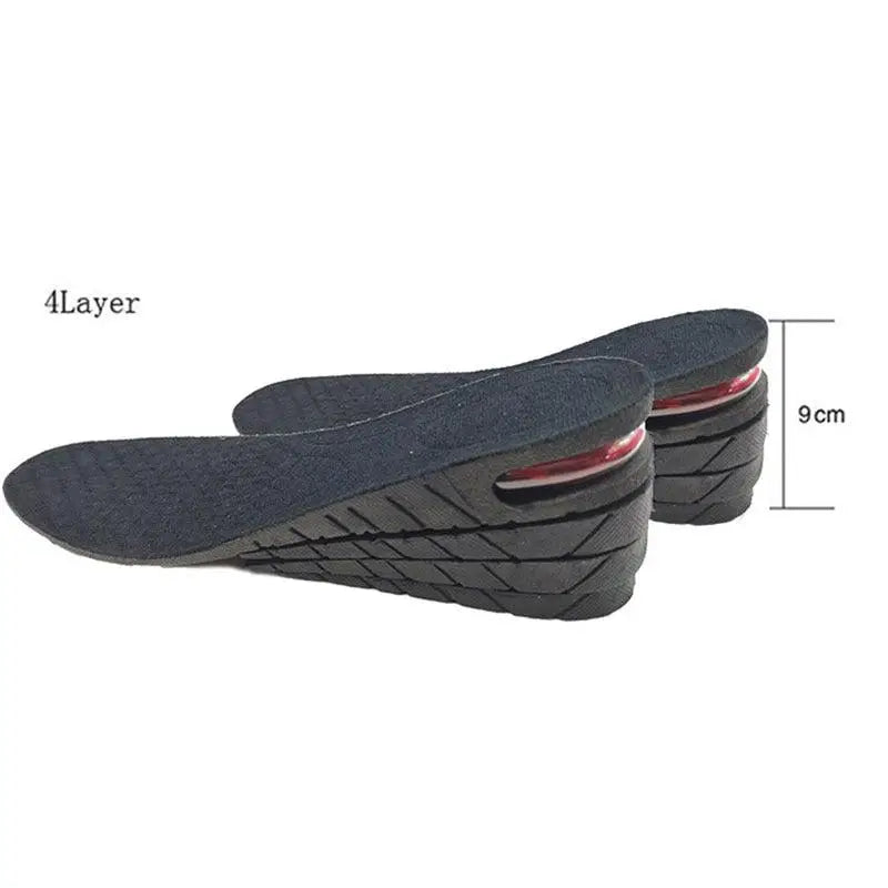 Unisex Height Increase Air Cushion 3-9cm Height Adjustable Cut Shoe Heel Insert Makes You Taller Foot Shoes Support - STEVVEX Gadgets - Elevator Shoe Insole, Elevator Shoe Insole For Man, Elevator Shoe Insole For Woman, Heel Shoe Lift kit, Height Heel Shoe Lift kit, Height Increase Air Cushion Height Adjustable Pad, Height Increase Air Cushion Shoe Pad, Height Increase Insole, Height Increase Insole For Shoes, Height Increase Shoe Pad, Unisex Elevator Shoe Insole - Stevvex.com