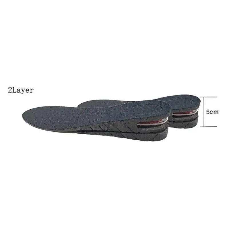 Unisex Height Increase Air Cushion 3-9cm Height Adjustable Cut Shoe Heel Insert Makes You Taller Foot Shoes Support - STEVVEX Gadgets - Elevator Shoe Insole, Elevator Shoe Insole For Man, Elevator Shoe Insole For Woman, Heel Shoe Lift kit, Height Heel Shoe Lift kit, Height Increase Air Cushion Height Adjustable Pad, Height Increase Air Cushion Shoe Pad, Height Increase Insole, Height Increase Insole For Shoes, Height Increase Shoe Pad, Unisex Elevator Shoe Insole - Stevvex.com