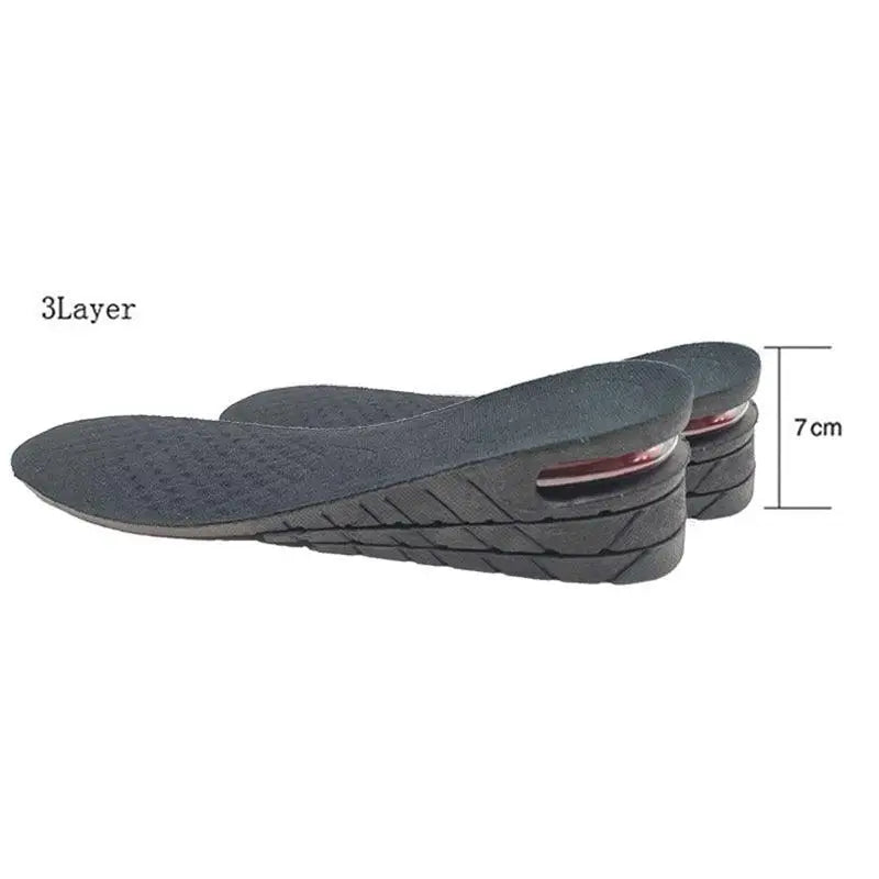 Unisex Height Increase Air Cushion 3-9cm Height Adjustable Cut Shoe Heel Insert Makes You Taller Foot Shoes Support - STEVVEX Gadgets - Elevator Shoe Insole, Elevator Shoe Insole For Man, Elevator Shoe Insole For Woman, Heel Shoe Lift kit, Height Heel Shoe Lift kit, Height Increase Air Cushion Height Adjustable Pad, Height Increase Air Cushion Shoe Pad, Height Increase Insole, Height Increase Insole For Shoes, Height Increase Shoe Pad, Unisex Elevator Shoe Insole - Stevvex.com