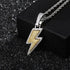 Unisex Lightning Fashion Full Zircon Necklace Party Accessories Shiny Pendant Luxury Design Necklace Modern Jewelry - STEVVEX Jewelry - 723, elegant jewelry, elegant necklace, fashion necklace, Jewelry, Lightning Necklace, luxury jewelry, luxury necklace, men necklace, modern necklace, necklace, party necklace, Pendant, retro necklace, shiny necklace, unisex necklace, vintage necklace, women necklace - Stevvex.com