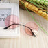 Women Fashion Retro Round Plastic Glasses Lens Sunglasses Eyewear Frame Glasses female Frame Driver Goggles Car Accessories Hot