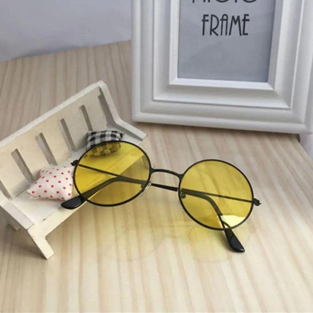 Women Fashion Retro Round Plastic Glasses Lens Sunglasses Eyewear Frame Glasses female Frame Driver Goggles Car Accessories Hot