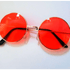 Women Fashion Retro Round Plastic Glasses Lens Sunglasses Eyewear Frame Glasses female Frame Driver Goggles Car Accessories Hot